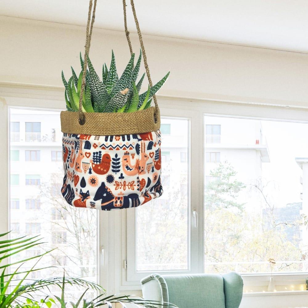 Jute Hanging Basket Planter Bringing Life (and Quirk) to Your Home