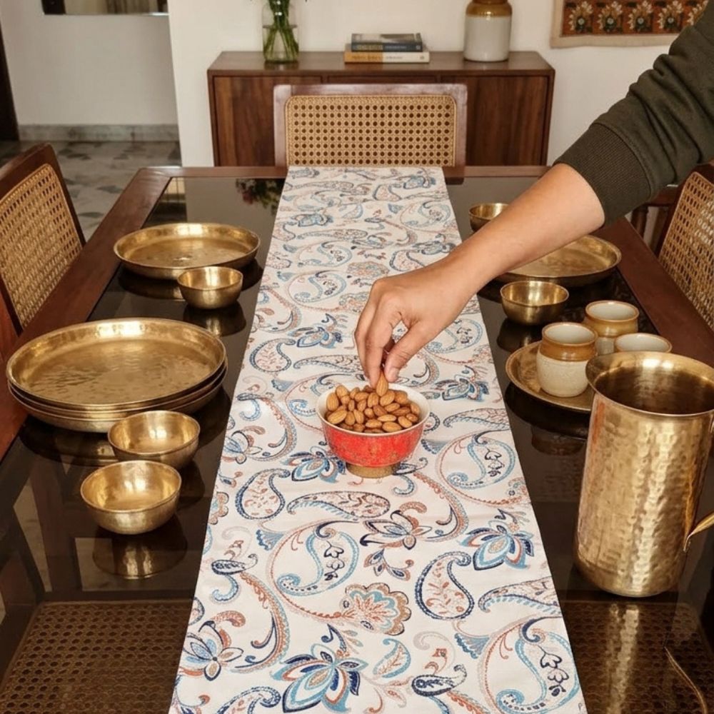 Indian-inspired Design Table Runner