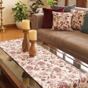 Blooming Beauty: Magenta Center Table Runner