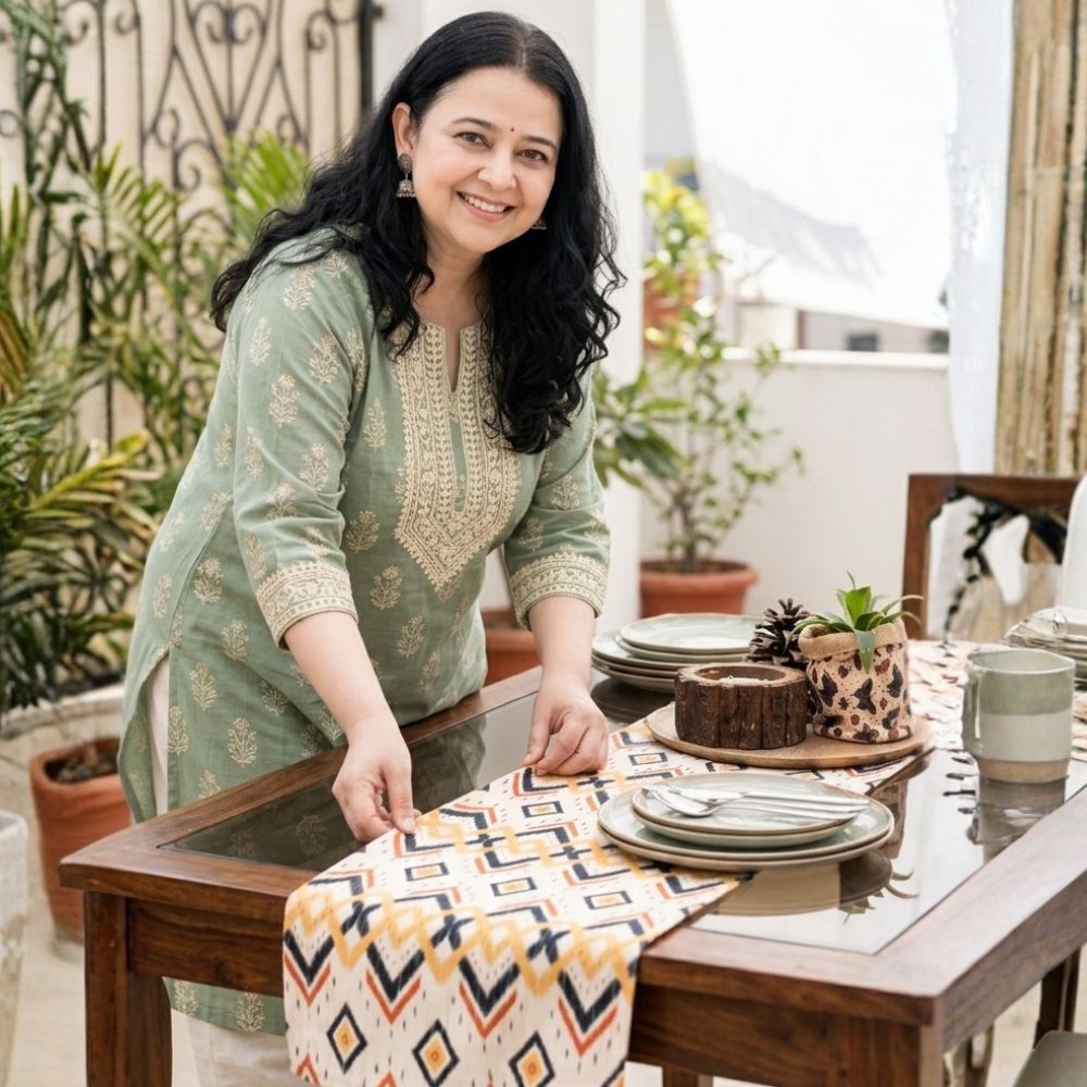 Ikat Dreams Table Runner