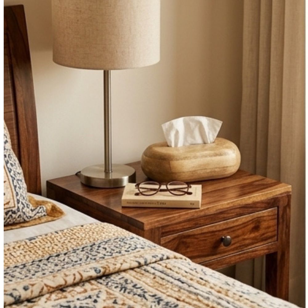 The Mango Wood Tissue Box